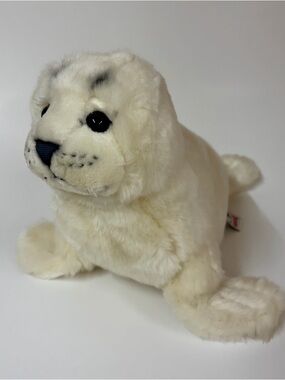 Ganz Webkinz Signature Harp Seal Realistic Plush Stuffed Animal NO CODE 14 Inch